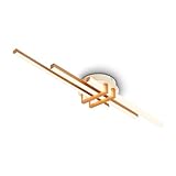 BRILONER - LED Deckenlampe mit warmweißem Licht, Eckprofile, LED...