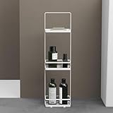 doporro Duschablage ohne Bohren, 3 Ebenen Badregal Stehend, Duschregal...