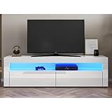SONNI TV Board, Fernsehtisch, Lowboard, TV-Schrank, TV-Regal, mit...