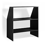 Vicco Dachschräge Regal, Bücherregal, Anthrazit, 90 x 100 cm