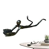 Bücherwurm-Skulptur, Lesefigur | Moderne Lesefigur Statue -...
