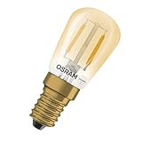 OSRAM LED Röhre Vintage 1906 T26 Filament, 1,6W, E14, gold, klar,...