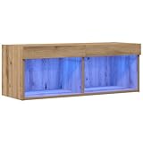 vidaXL TV-Schränk Eiche handwerklich 80 x 30 x 30 cm Holzwerkstoff,...