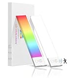 RGB LED Lightbar Akku lampe mit Bewegungsmelder, 5 RGB Farben, USB...