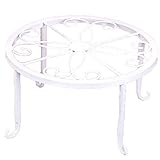 Sytauuan Balkondekor, Pflanzenständer, Boden-Blumentopf-Regal, rund,...