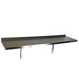 Gastro Wandregal Edelstahl 120 x 30 cm