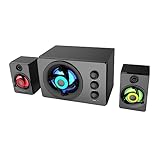 VILLCASE 1 Satz Kanal Multimedia Lautsprecherbox mit Holz Gehäuse USB...