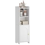 Hzuaneri Badezimmerschrank, Toilettenschrank mit Türen, Badschrank,...
