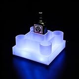 VGVSBG Weinflaschen-Ausstellungsständer, 5 Gitter, buntes/weißes...