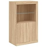 vidaXL Beistellschrank, Sideboard mit viel Stauraum, Kommode Schrank...