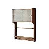 TWHZSAI Wo Wandmontierter Medizinschrank mit Glasschiebetüren und...