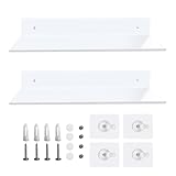 nvdsivee 2 Stück Wandregal Ohne Bohren Schweberegal für Badezimmer...