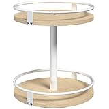 HOOBRO Gewürzregal, Küchenregal, 2-stufiger drehbarer...