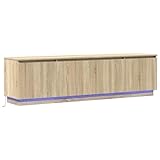 vidaXL Sonoma Eiche TV Stand mit LED-Beleuchtung | Design mit...