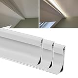 WLCGYD Stuckleisten Decke LED LED-Aluminium-Kanalsystem, 1 M...