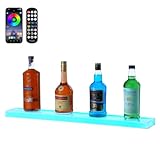VEVOR Barregal Weinregal, LED-beleuchtetes Hausbarregal mit...
