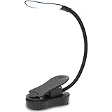 Amnossi Leselampe Buch Klemme, Buchlampe mit 7 LEDs, 3 Farbtemperatur...
