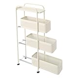 LKHDONG Rollwagen 4 Ebenen Küchenwagen Bad Aufbewahrungswagen...