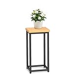 Youyijia Eichenholz Blumenregal 50cm Höhe mit Verstellfüßen |...