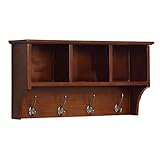 Msuiiixcccc Schwebende Regale Regale Wandaufhänger aus Massivholz...