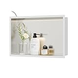 Neohomee Wandnische Dusche Edelstahl mit LED-Licht, Eingebettete...