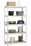 Pro&Basics Schwerlastregal 175KG Fachlast 150x70x30 Metallregal...