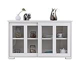 CCKUHN Buffetschrank Küchenaufbewahrungsschrank Sideboard Buffet mit...