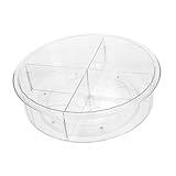 SECFOU Rotierendes Gewürzregal Und Kosmetik-organizer Transparente...