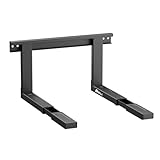 ARLI Mikrowellenhalterung schwarz – Wandhalterung für Mikrowelle...