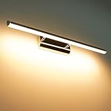 Luxvista 9W Spiegel LED Lampe 570MM Wasserdicht IP65 Warmweiß 3000k...
