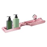 Protoence Badezimmer Dusche Regale,Saugnapf Klappbar Organizer -...