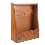 CAXUSD Wand-schlüsselregal Aus Holz Aufbewahrungsgehäuse Für...