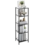 YMYNY Bücherregal, Standregale, Regal mit 5 Ablagen, Badregal,...