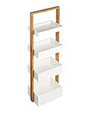 shelfmade Badregal Bambus - Badezimmer Regal weiß - Küche -...