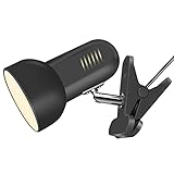 Milpoel Klemmleuchte, Verstellbare Schreibtischlampe mit E27-Fassung,...