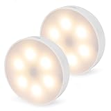 Brendz Rundes LED Schrankbeleuchtung, Touch-Bedienung, USB-C...