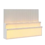 Faltbarer Raumteiler aus Papier, Papierwand mit LED-Beleuchtung,...