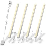 Cefrank LED-Regallicht-Set, 4x 31cm V-förmige Lichtleisten...