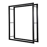Loywe Kaminholzregal 170X25X140cm Kaminholzhalter Brennholzregal...