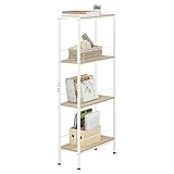 WOLTU Regal, Nischenregal mit 4 Ebenen, Küchenregal Gewürzregal...