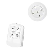 UKCOCO 2stücke Teiliges Set Kabellose Led Puck Lights...