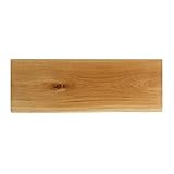 Natural Goods Berlin 1x Design Regalbrett Live Edge Eiche Massivholz...