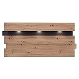 Stella Trading MEMPHIS Wandboard in Artisan Eiche Optik, Graphit -...