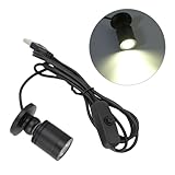 Luqeeg Mini-LED-Strahler mit Knopfschalter, USB 5V Aluminium,...