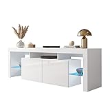 lukmebel COLGANTE Plus WEIß TV-Schrank Hängeschrank Weiß Hochglanz...