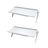 2 Stücke Monitor TV TOP-Regal, Displayhalter für Flachbildfernseher,...