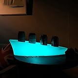 Weinregal LED-beleuchtetes Regal für Schnapsflaschen kreatives...