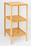 hausleben Regal Bambus mit 3 Böden | 77x30x33 cm | Natur | Bad |...