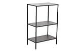 trendteam smart living - Lorin - Standregal - Schwarz - Badregal mit 2...