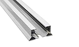 LumenTEC Modernes Schienensystem 100cm, LED Schiene 1-Phasen-Strahler,...